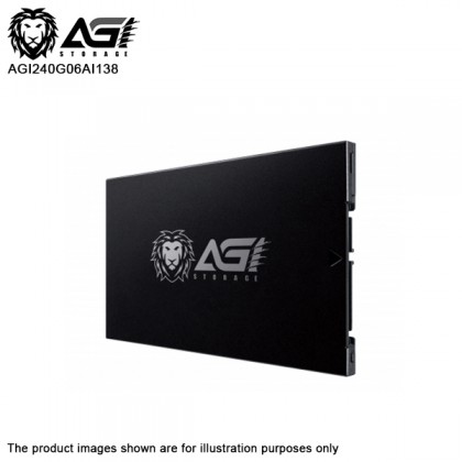 AGI 240GB High Performance SATA SSD 2.5 inch Up to 550MB/s read speed Solid State Drive - Intel Flash AGI 240GB High Performance SATA SSD 2.5 inch Up to 550MB/s read speed Solid State Drive - Intel Flash